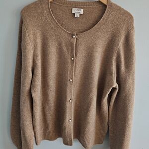 J. Crew Tan Cardigan Sweater
